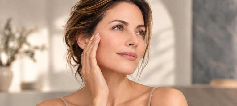 Woman with a naturally refreshed appearance